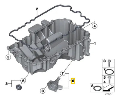 Sensor Nivel Aceite Bmw 320 328 335 428 520 X3 X4 X5 13-18