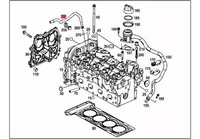 Manguera Radiador Mercedes Cla180 15-17 Cla200 Cla250 13-19
