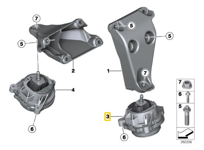 Soporte Motor Izq Bmw N20 320i 13-18 328i 13-15 325ci 2013