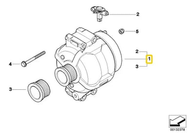 Alternador Generador Voltaje 150 Amp Bmw 120i 05-12 N46 2.0l