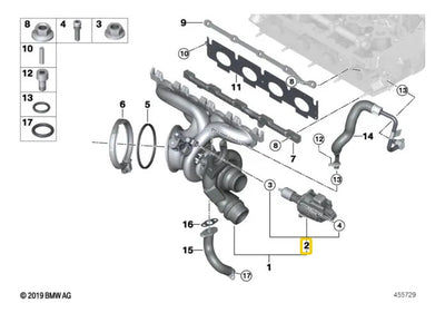 Wastegate Válvula Apertura Turbo Mini Cooper S Jcw Clubman