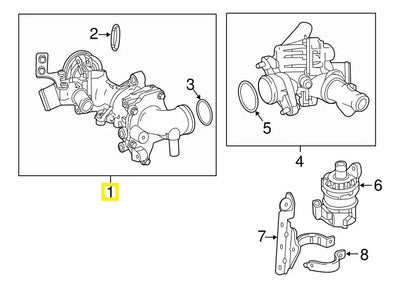 Bomba Agua Mercedes Gla180 Gla200 Gla250 14-18 B180 12-15