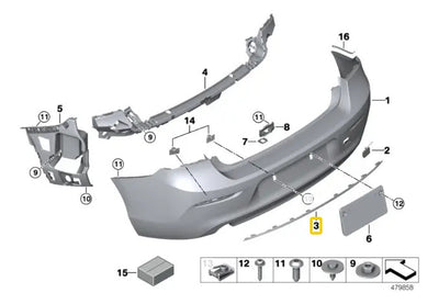 Spoiler Lip Faldon Bmw Serie 1 F20 F21 2013 Al 2019