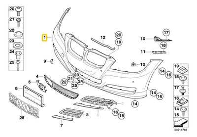 Facia Delantera Bmw Serie 3 320 323 325i 328i 2006 2007 2008