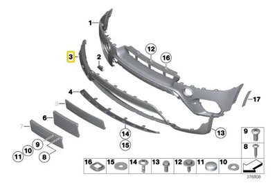 Defensa Delantera Bmw E70 X5 2011 2012 2013