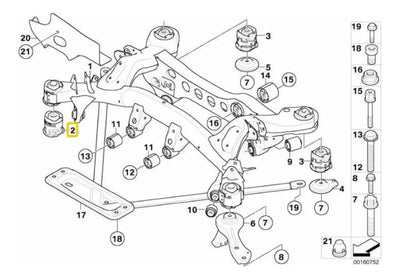 Buje Puente Suspension Trase Bmw 325i 335i 330i 2005 Al 2012