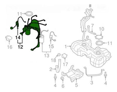 Bomba De Gasolina Audi Q3 2011-2018