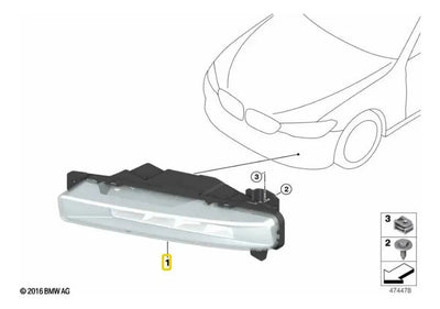 Faro De Niebla Derecho Bmw 520i 530i 530e