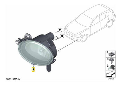 Faro De Niebla Led Izquierdo Bmw 118i 120i 125i 135i