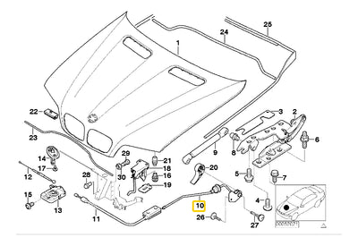 Tornillo Estabilizador Delantero Bmw X3 X4 2011 - 2018