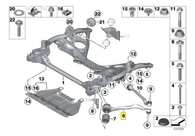 Brazo Curvo Delantero Bmw 135 330 335 340 235 240 428 435