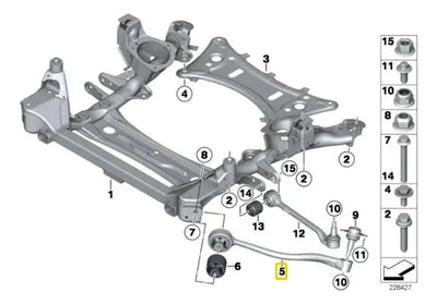 Brazo Inferior Izq/der Delantero Bmw X3 X4 2011 / 2018