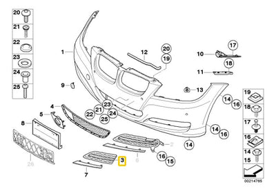 Parrilla Frontal Rejilla Bmw Serie 3 E90 2009-2012