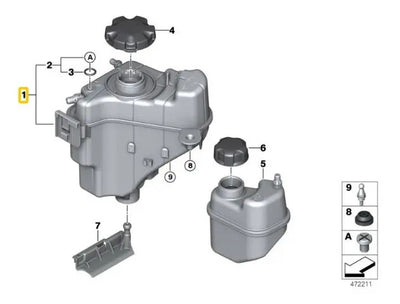 Deposito Anticongelante Enfriamiento Bmw 120 320i 220 M240