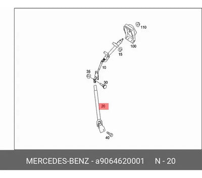 Eje Direccion Inferior Mercedes Sprinter 311 315 415 515