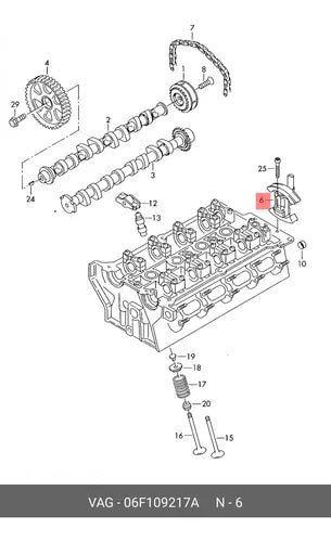 Tensor Cadena Para Bora Gli 2.0t Vw Audi A4 A3 Seat 2.0 Tfsi