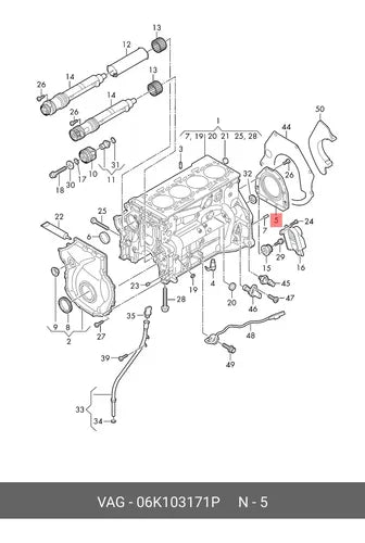 Reten Cigüeñal Audi A3 Q3 Vw Jetta Polo Seat Leon Ibiza