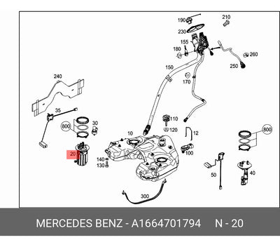 Bomba De Gasolina Mercedes Benz Gle350 Gle400 Ml350 Gl500