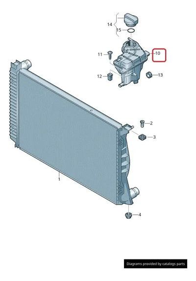 Deposito Anticongelante Audi A6 2004-2011 Premium