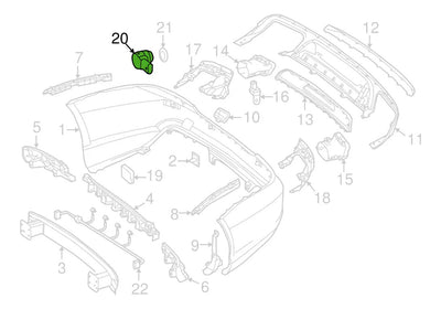 Sensor Distancia Parking Mercedes Benz Glk300 2009-2015 N13