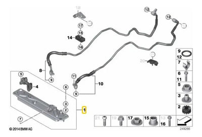 Enfriador Aceitre Transmision Bmw X6 2011 E48