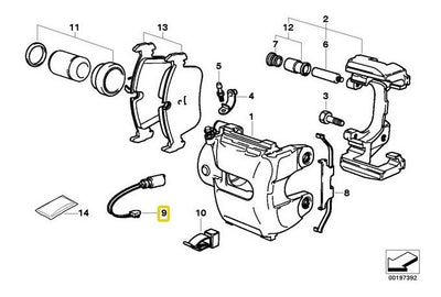 Sensor Balatas Frenos Delanteros Bmw 325i Z3 328i 320 323i