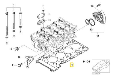 Junta Empaque Cabeza Bmw 118i 120i  2005-2012