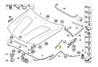 Amortiguador Cajuela Bmw X3 2004-2010