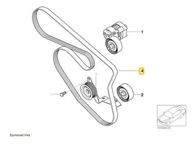 Banda De Aire Acondicionado Bmw 120i 2005 Al 2012