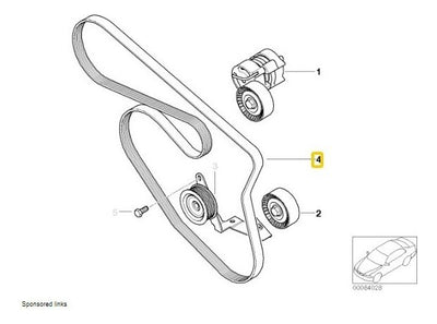 Banda De Aire Acondicionado Bmw 120i 2005 - 2012