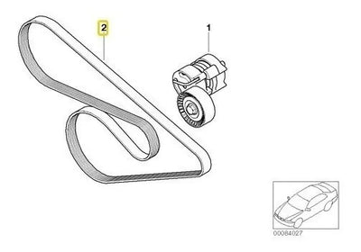 Banda De Bomba De Agua Bmw 120i 2005 - 2012
