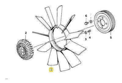 Aspas Abanico Ventilador Bmw M3 525i 528i 530i 728i