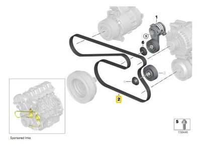 Banda De Accesorios Bmw Bmw 528i 2010 Al 2011