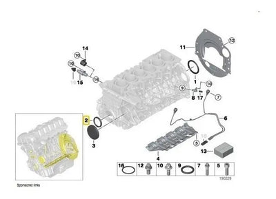 Reten Cigueñal Delantero Bmw 323i 325i 328 330 X3 X5 X6 Z4