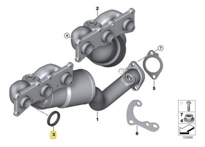 Junta Empaque Liga Escape Bmw  530i 2.5si 3.0si 3.0i 23i