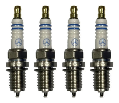 4 Bujias Ignicion Doble Platino Mercedes Cl230 Slk230 C230