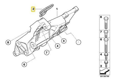 Junta Soporte Del Alternador Bmw 750i 740i 545 650 645 745