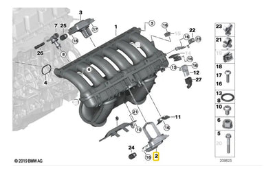 Valvula Disa Primaria Bmw 125i 130i 325i 525i 528i X3 Z4