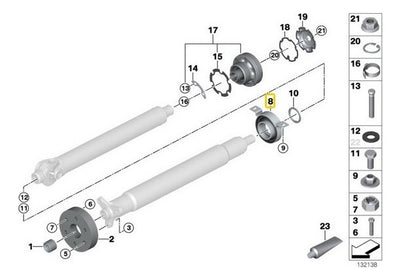 Soporte Cardan Chumasera Bmw X5 00-06