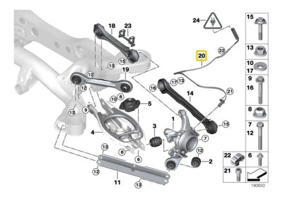 Sensor Frenos Abs Trasero Bmw 118 325 120 125 135 130i 330