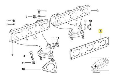 Junta Multiple De Escape Bmw 320 323 325 328 528 728 Z3 F