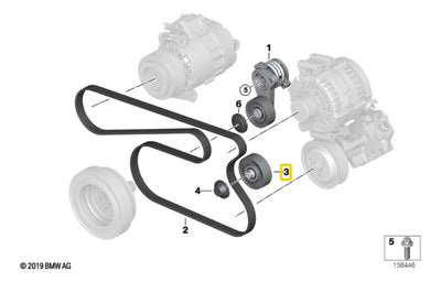 Polea De Reenvio Bmw 125i 325i X5 X3 525i 330i 530i 130i