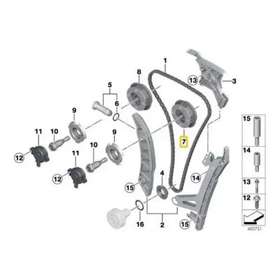 Engrane Arbol Levas Admision Bmw 328 528 320 520 220 Z4 X4