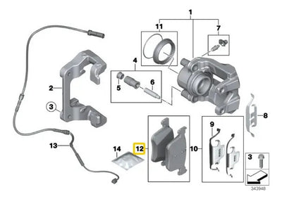 Balatas Frenos Delanteros Bmw 318 320i 325i 328i 330i 335i