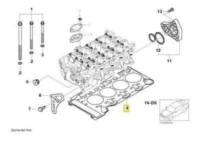 Junta De Cabeza De Motor Bmw 120i 2005 - 2012