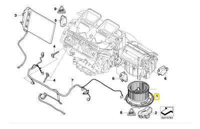 Ventilador Blower Bmw 120i 125i 130i 135i M1 325i