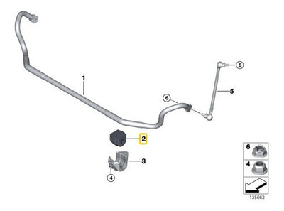 Buje Barra Estabilizadora Bmw 118 325i 135 Z4 120 330 125i