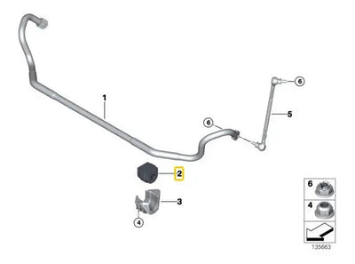Buje Barra Estabilizadora Bmw 118i 120 135 125 325 330 335