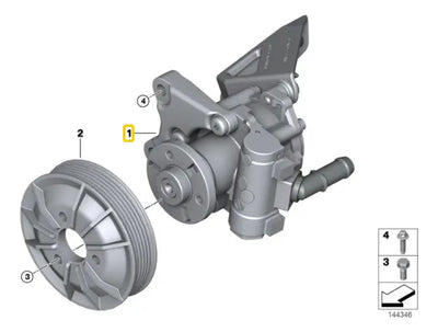 Bomba Licuadora Direccion Hidraulica Bmw 125i 130i 325i X1
