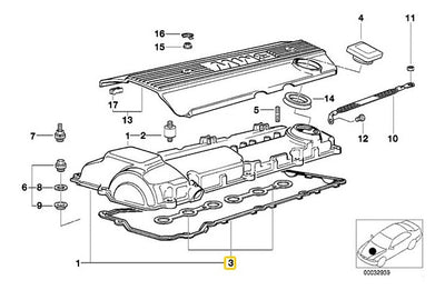 Junta De Tapa De Punterias Bmw 323i 320i 328i 325i